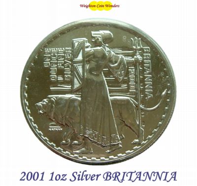 2001 1oz Silver BRITANNIA